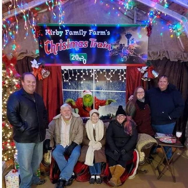 Kirby Farms - A great place we enjoy that has different events throughout the year. This time we shared with others. It was after Christmas, so the Grinch stole Santa's House!