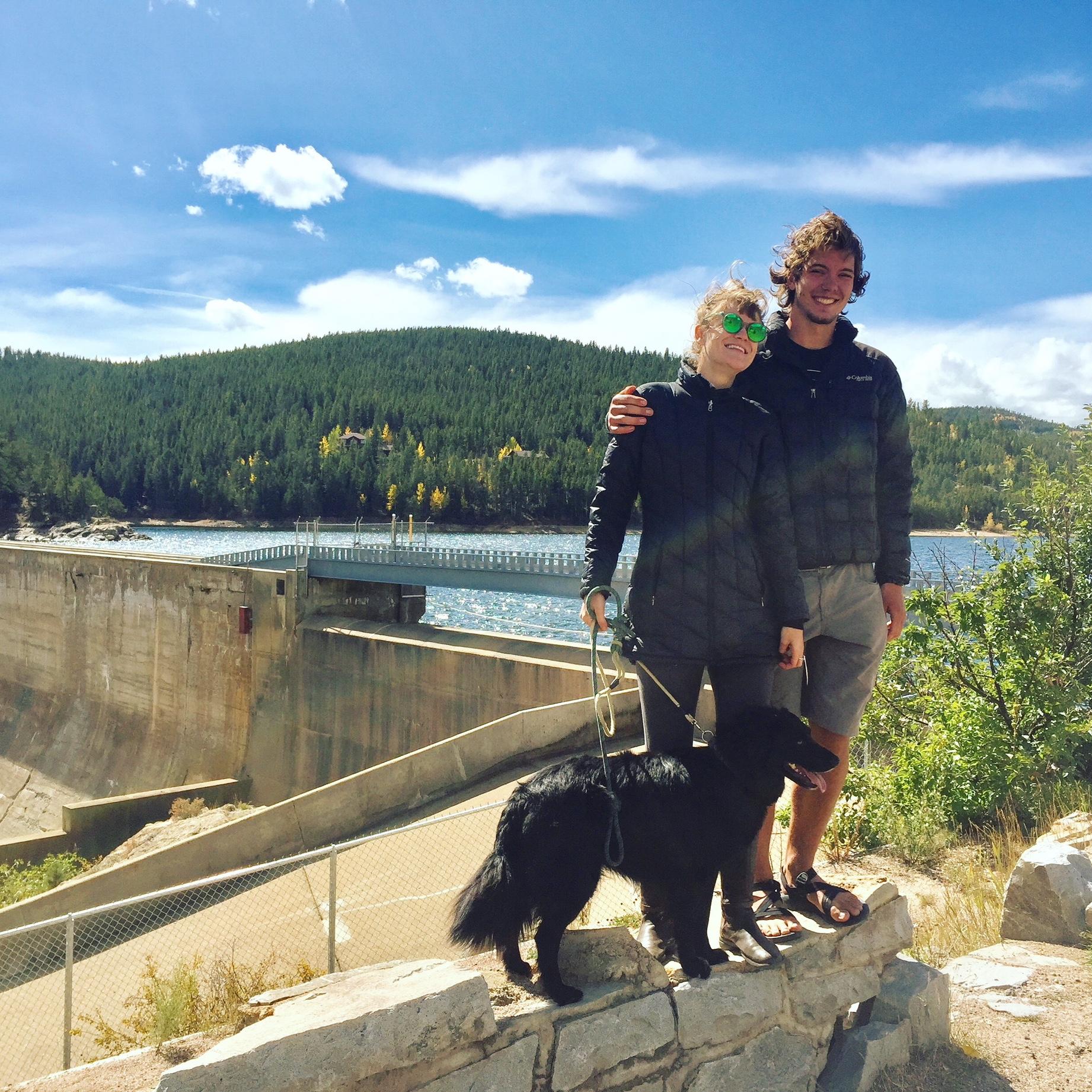 The whole family wore black this day, Nederland reservoir 2017