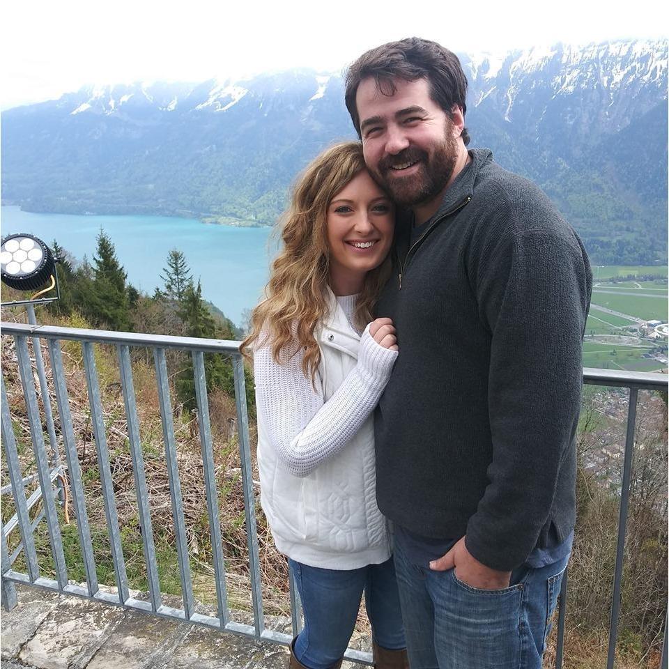 On top of a mountain in Zurich, Switzerland