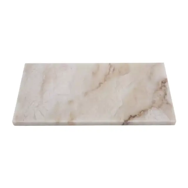 Rectangular Marble Serving Board - Pink - 20x40cm