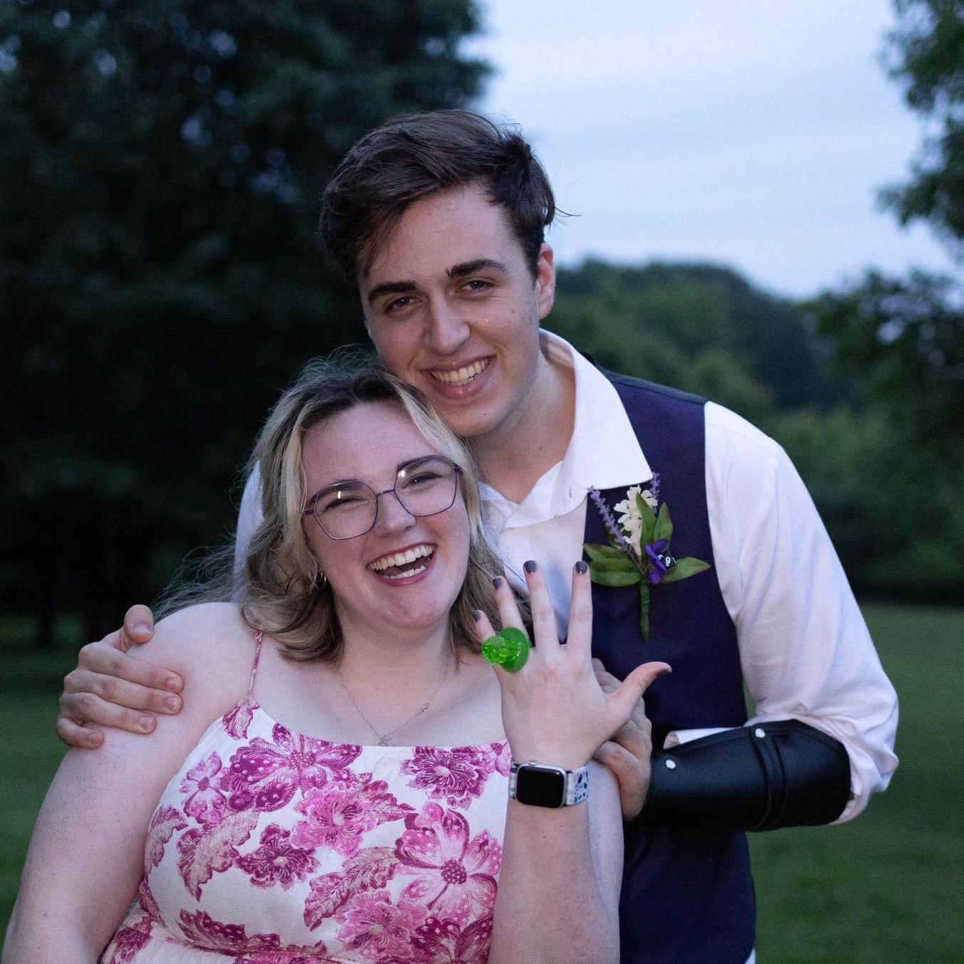 The night we got engaged :))