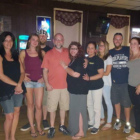 Our close friends that witnessed the proposal