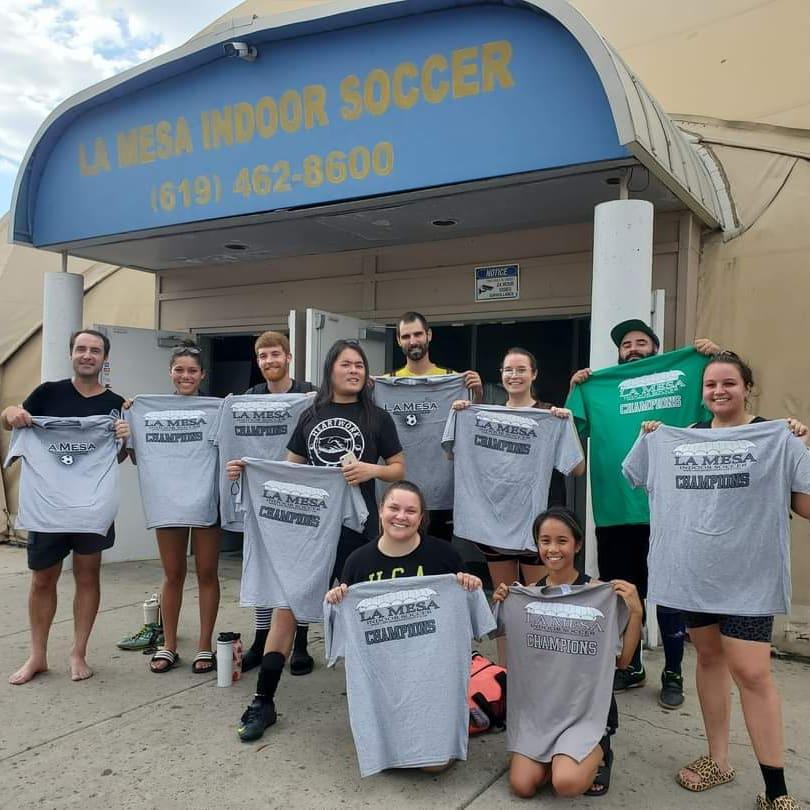 Division win with the Heartwork Team at La Mesa Indoor!