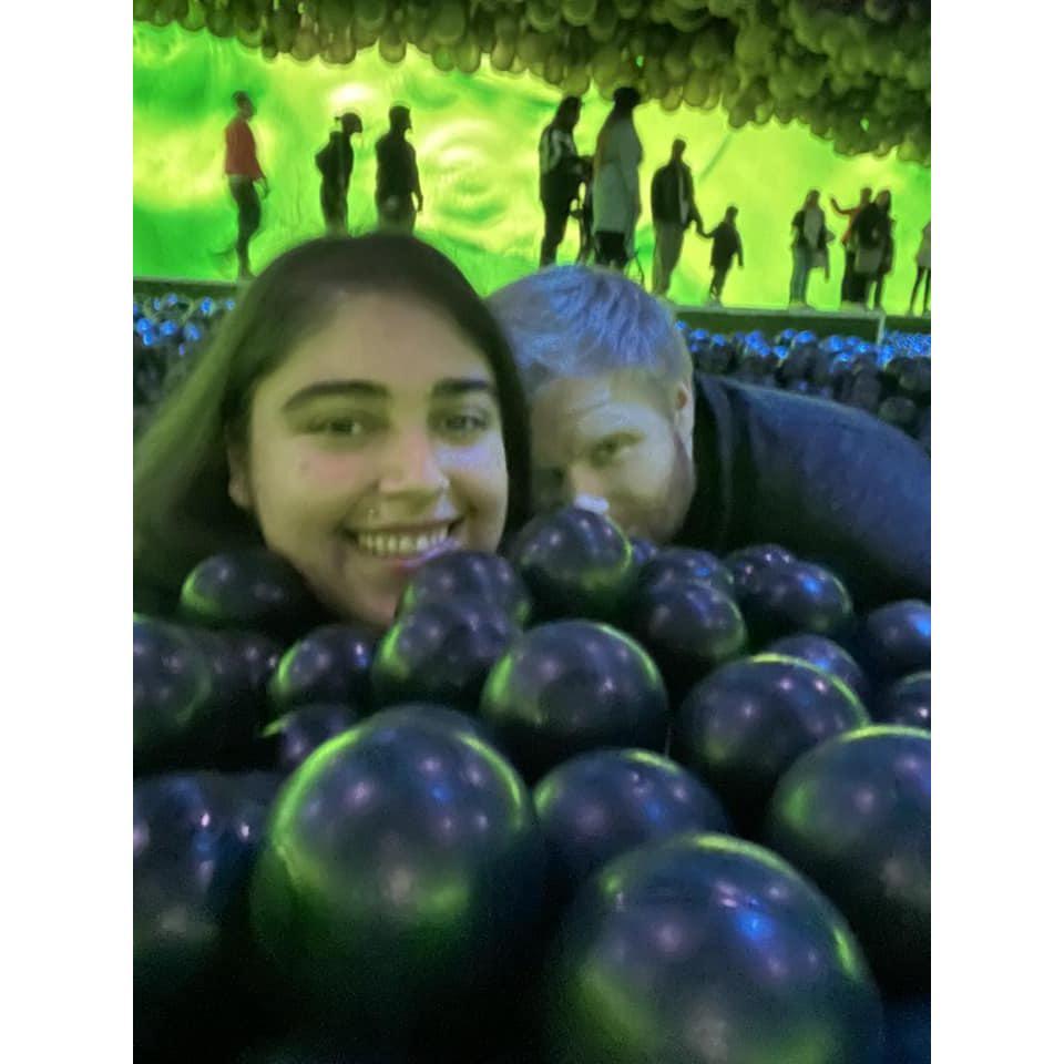We had a great time playing around in the ball pit at the Balloon Museum popup in NYC.