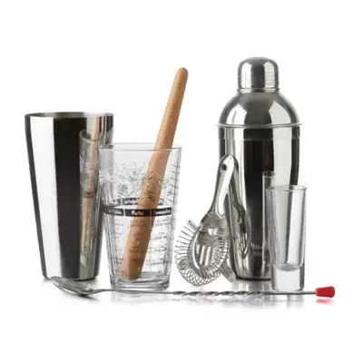 Libbey® Glass 9-Piece Mixologist Set