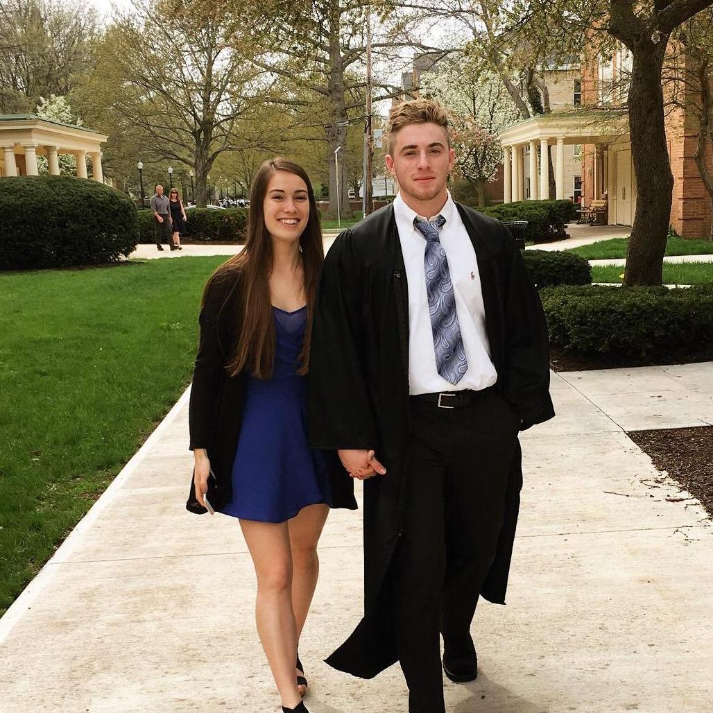 Corey's college graduation from Baldwin Wallace in 2018!