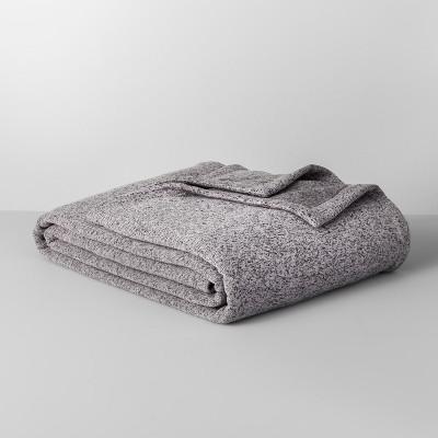 Solid Sweater Fleece Blanket (King) Gray - Made By Design™