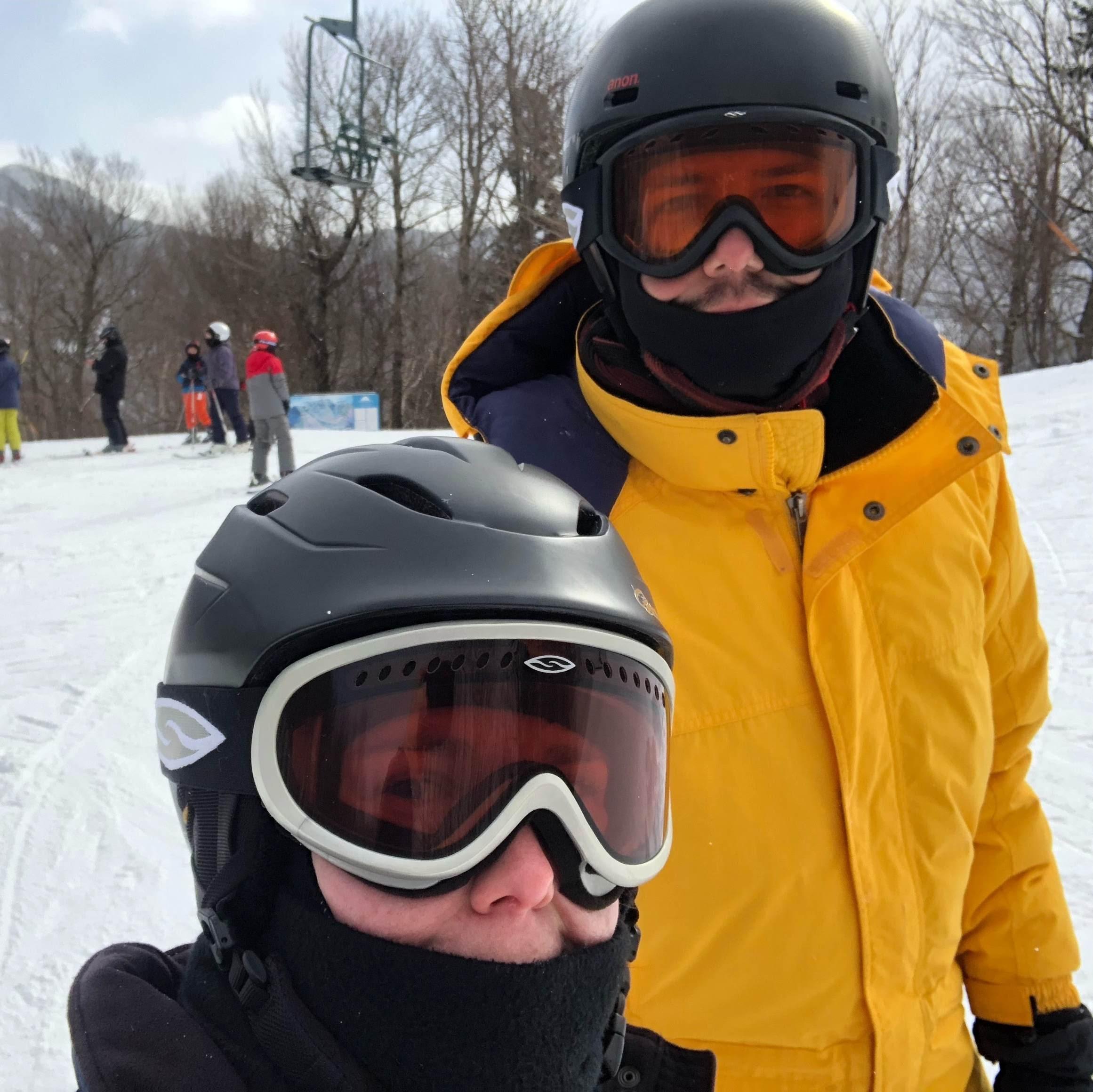 First time Lane skis 