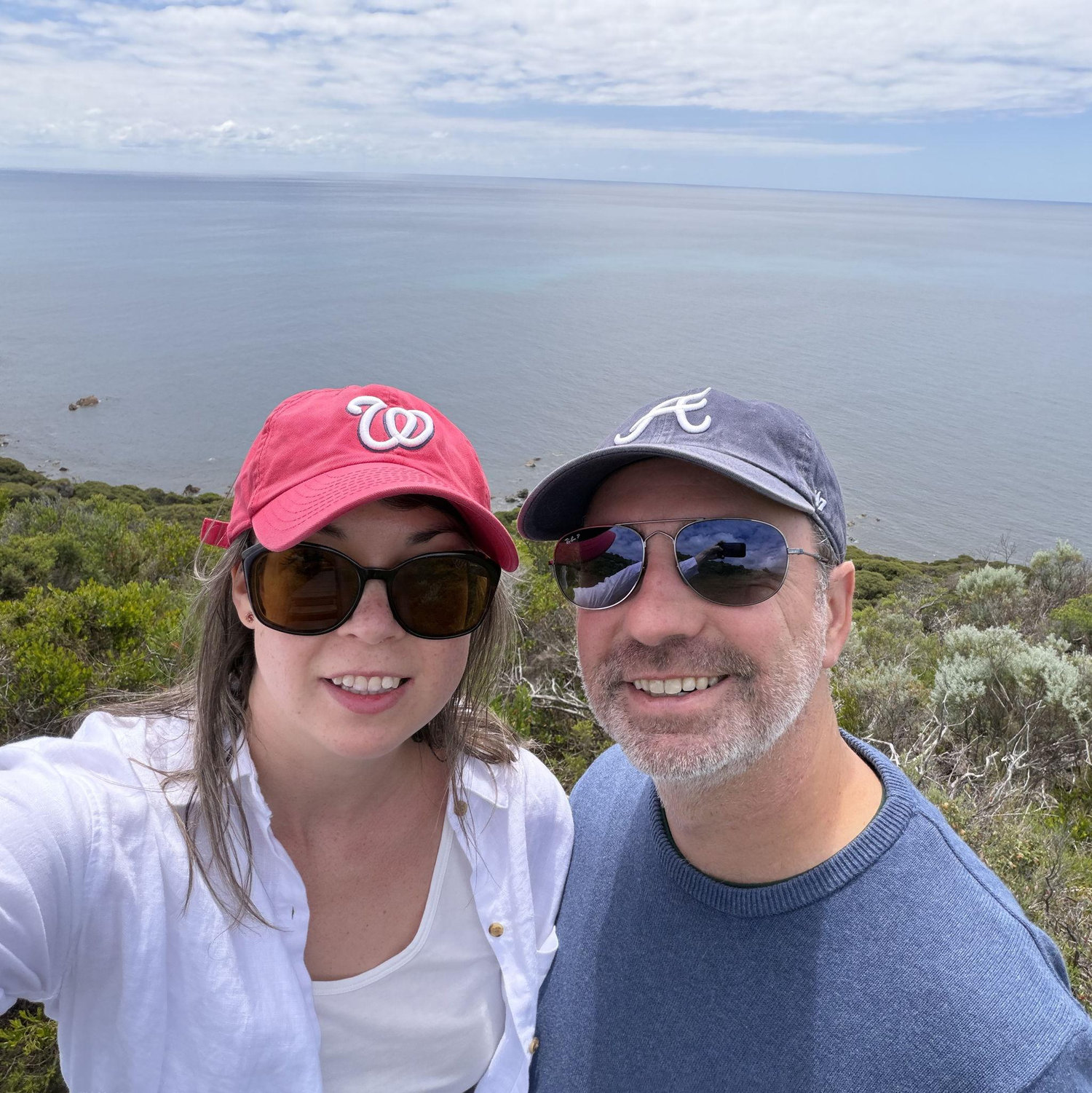 We're also NL East rivals. At Cape Naturaliste in SW Australia.