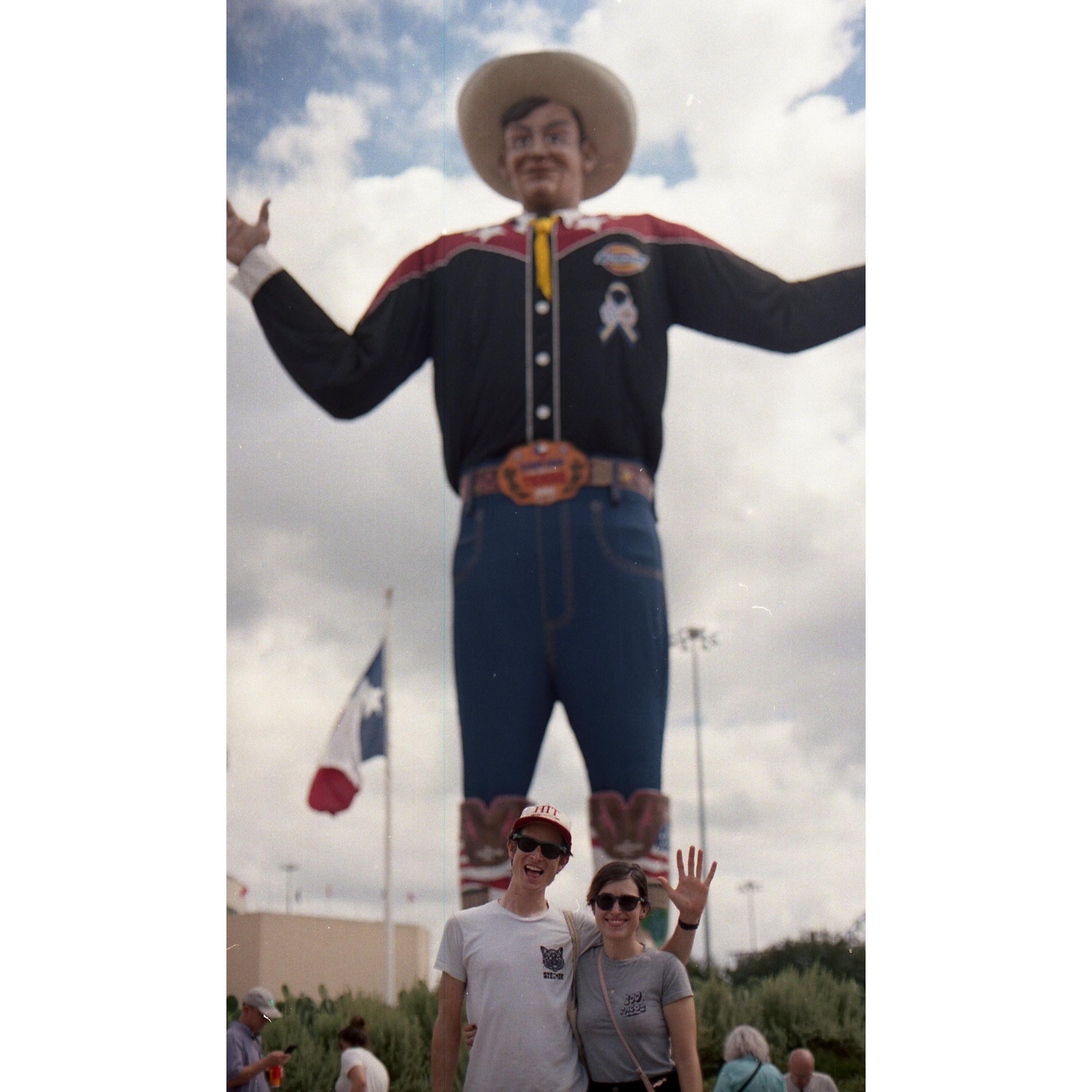 Enjoying the Texas State Fair.