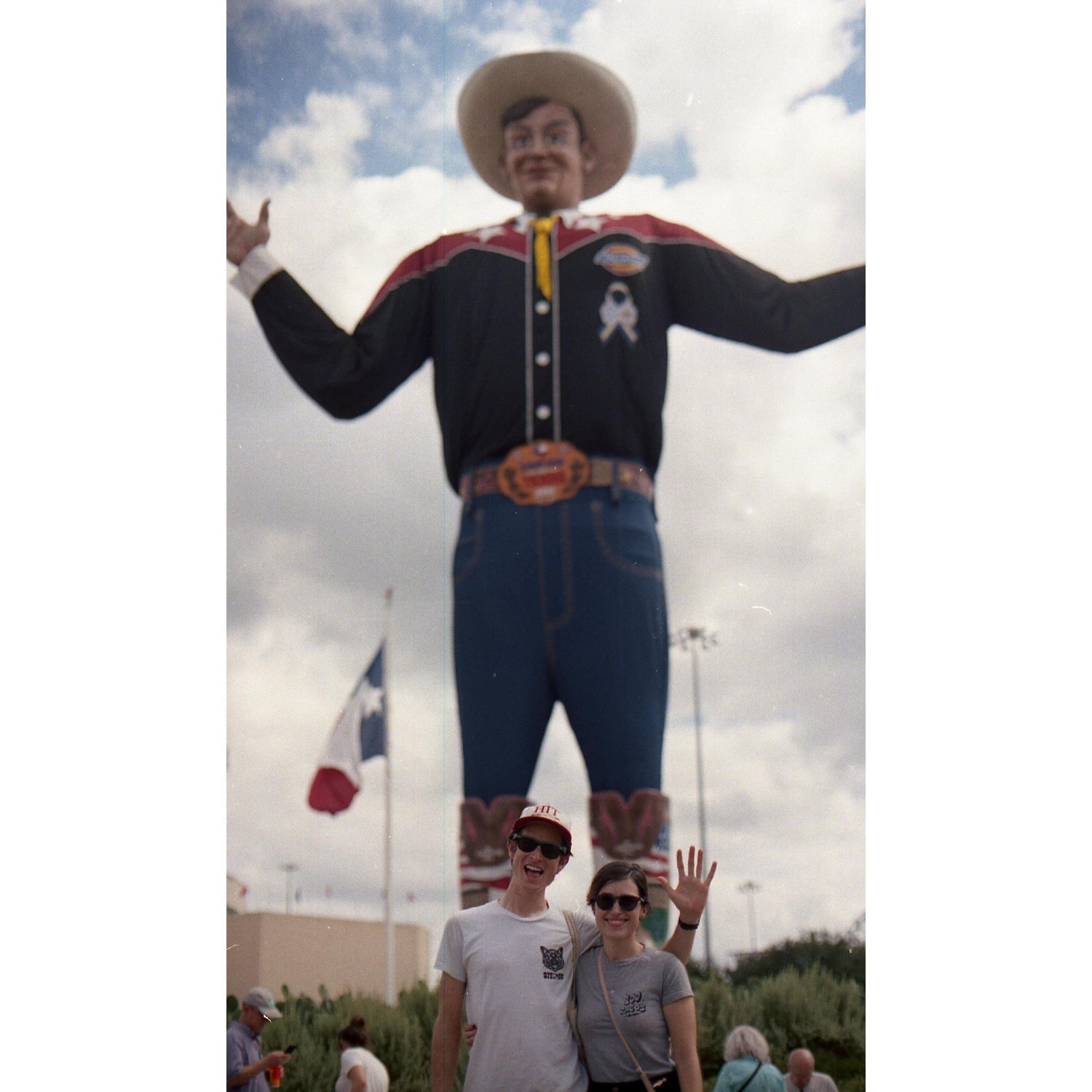 Enjoying the Texas State Fair.
