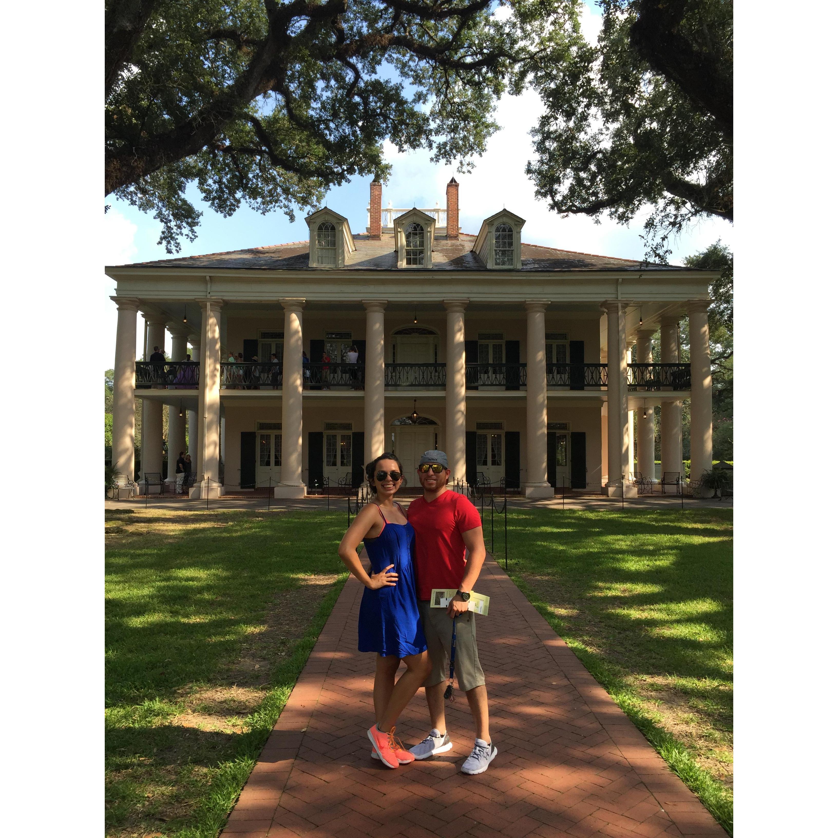 Our first trip together in 2015 to New Orleans.