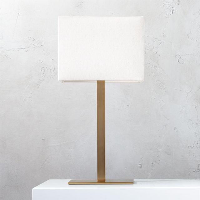 CB2 John Bronze Table Lamp