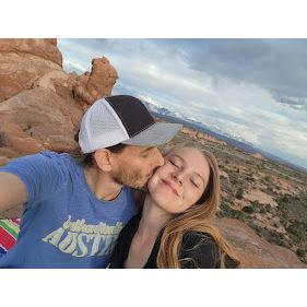 Celebrating our 3rd anniversary exploring arches national park.