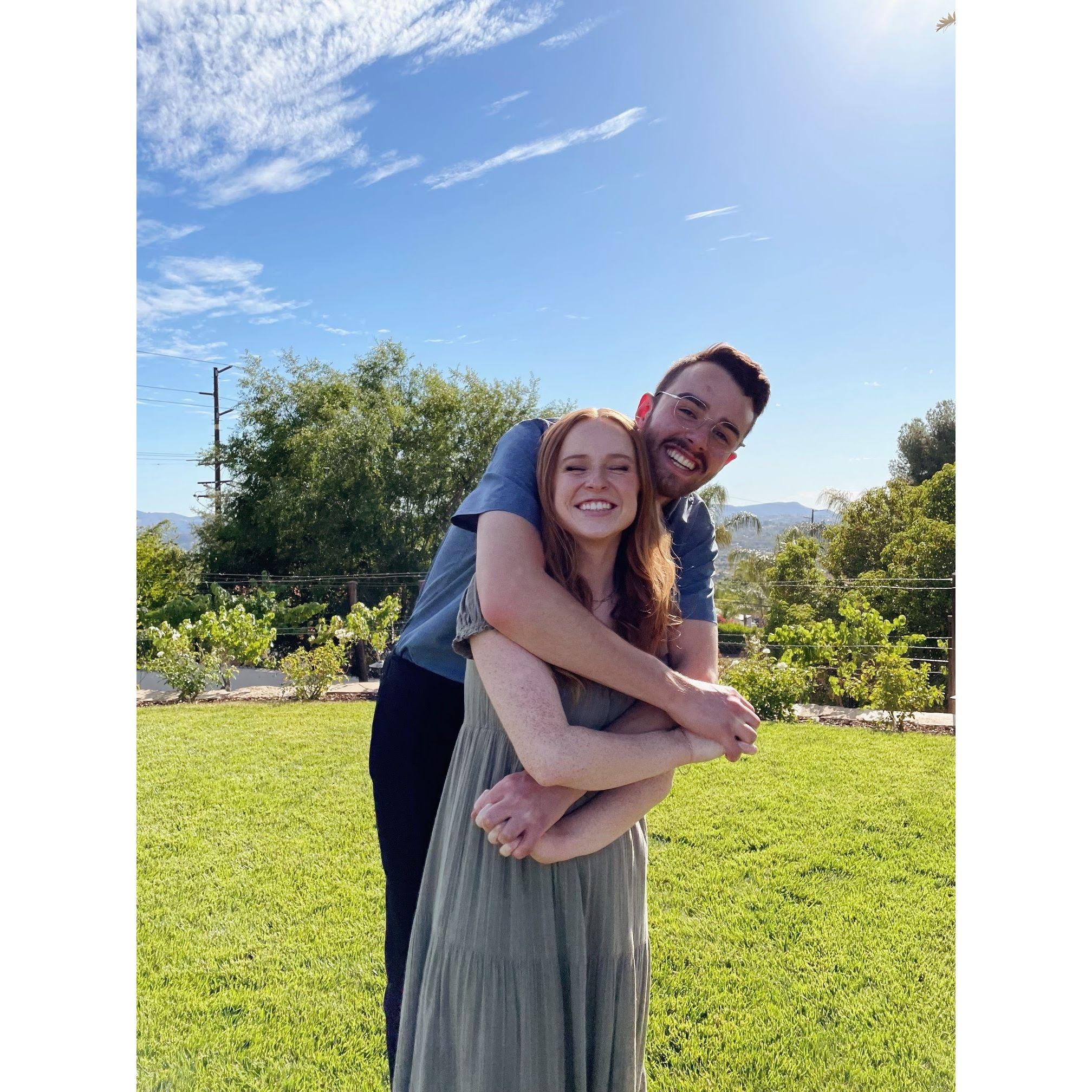At Mya and Richard's wedding- May 14, 2022- Escondido, CA