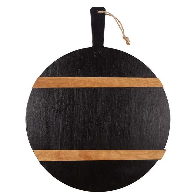Black Round Mod Charcuterie Board, Medium