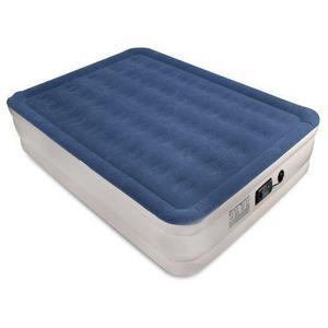 SoundAsleep Dream Series Luxury Air Mattress with ComfortCoil Technology & Built-in High Capacity Pump for Home & Camping- Double Height, Adjustable, Inflatable Blow Up, Portable - Queen Size