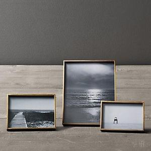 Floating Frame - Antiqued Brass