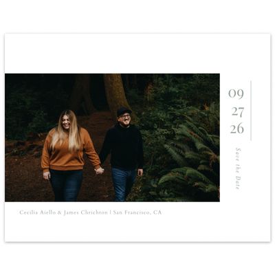 Sage, Green Wedding Digital Save the Date - Brunswick Photo