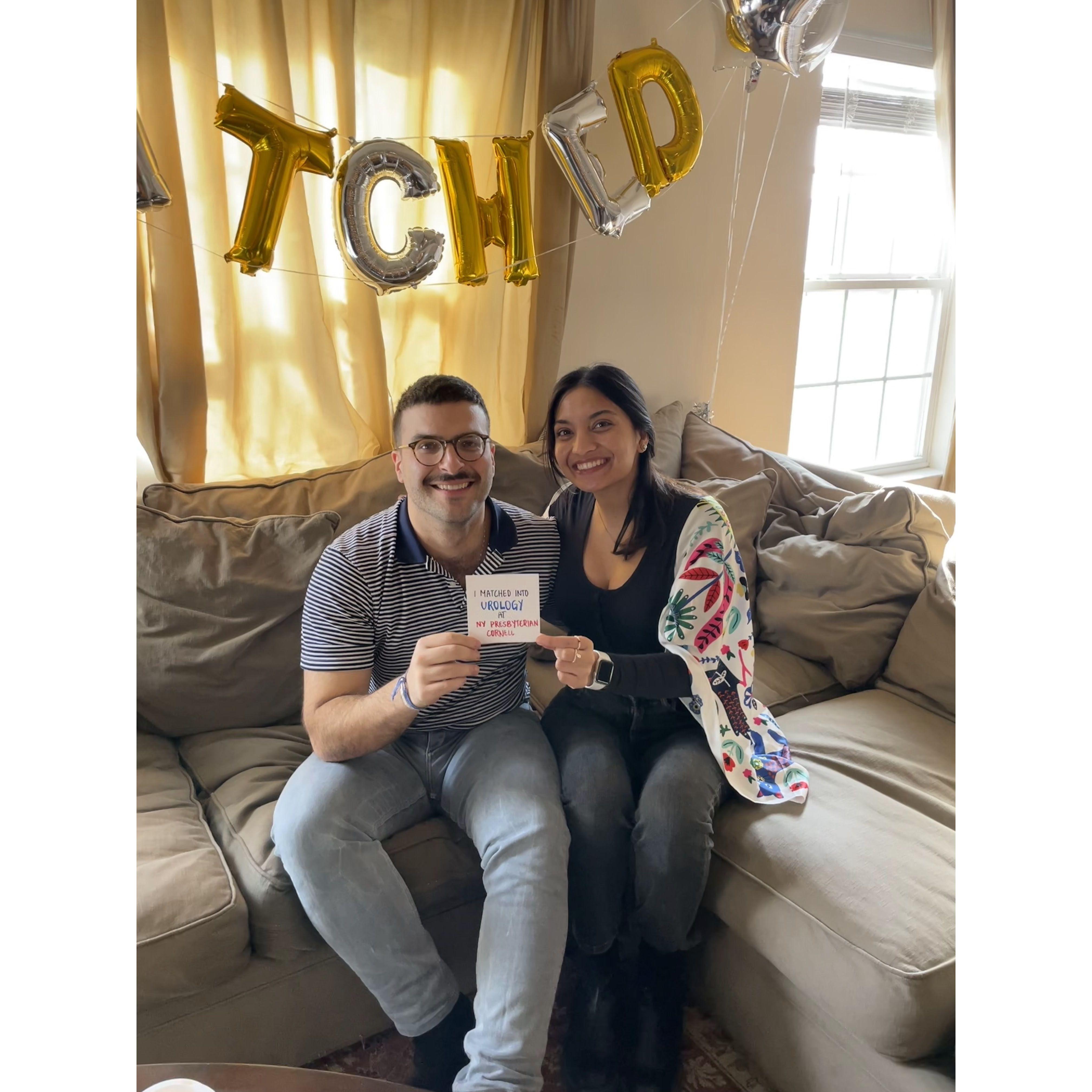 Urology Match Day, Ann Arbor - February 2022
