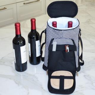 Insulated 2-Bottle Wine Bag with Accessories