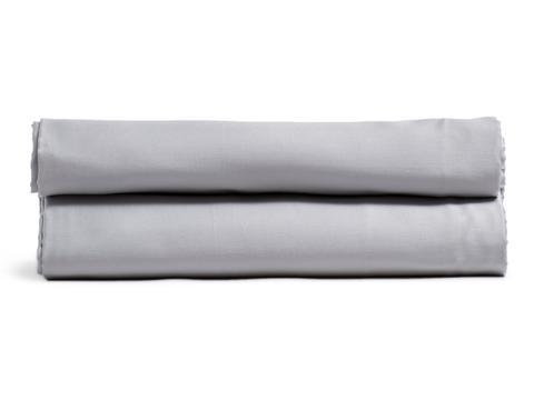 Parachute | Washed Sateen Fitted Sheet | Pewter / Queen