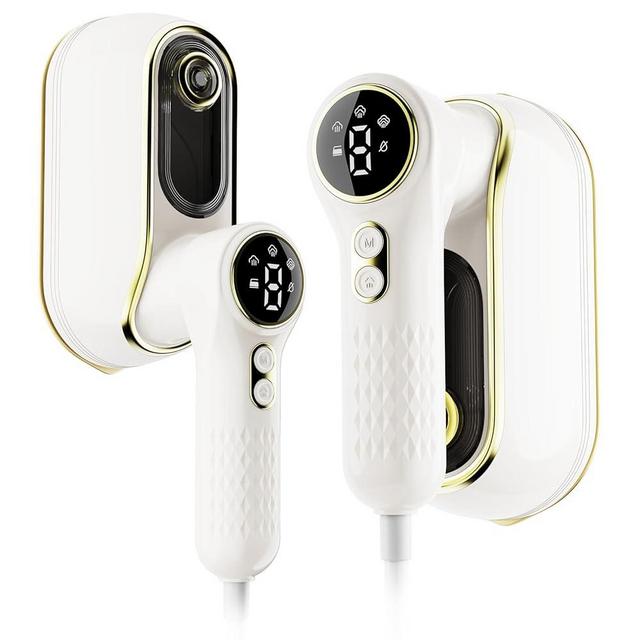 Portable Travel Steamer, 1200W Handheld Fabric Steamer for Clothes, 4 Modes with LCD Display, Powerful Wrinkle Remover for Home & Travel, 150ml Water Tank, 10S Fast Heat-Up, 180° Swivel Handle