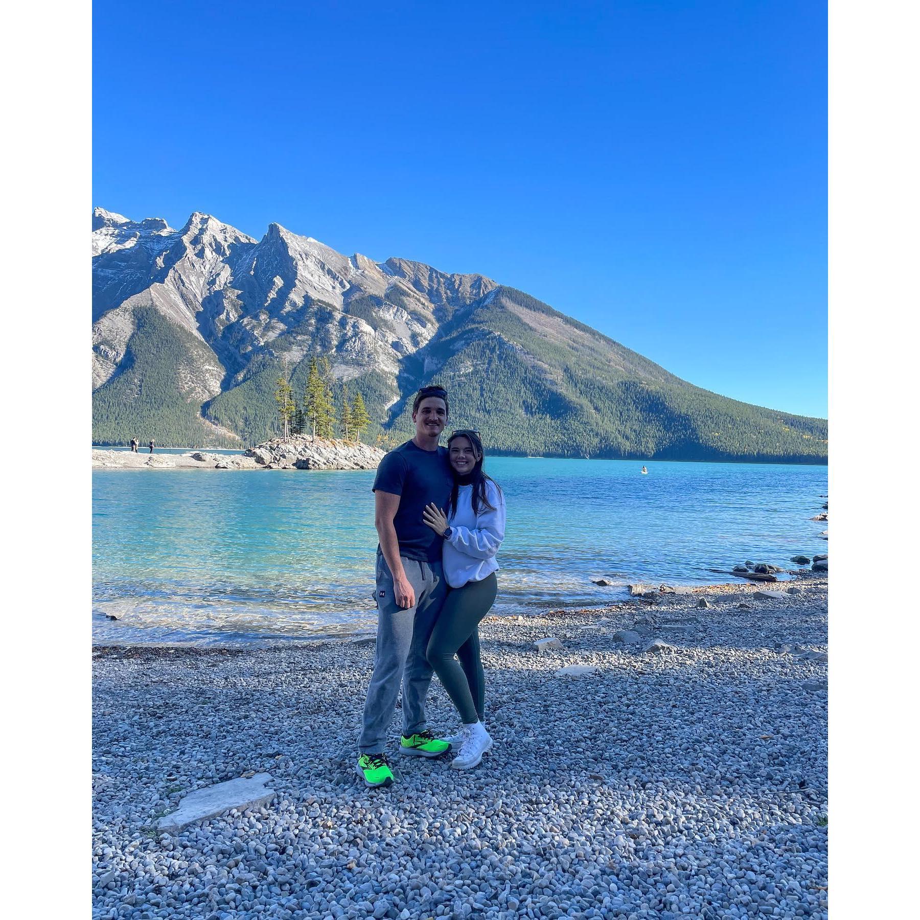 We loved the outdoors in Banff, Canada