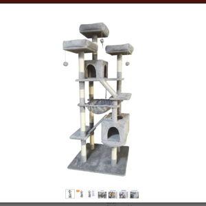 Paws & Claws 6 ft. Three Tower Climbing Cat Tower at Tractor Supply Co
