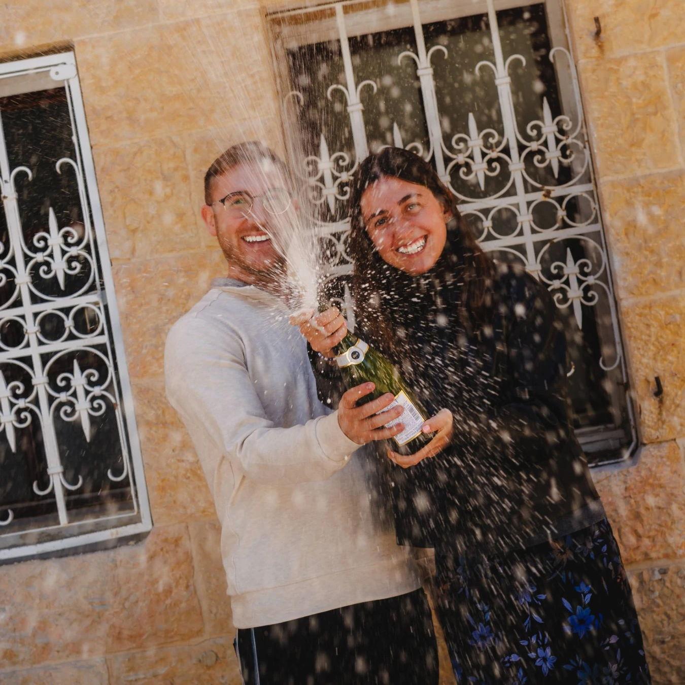 Poppin' bottles!