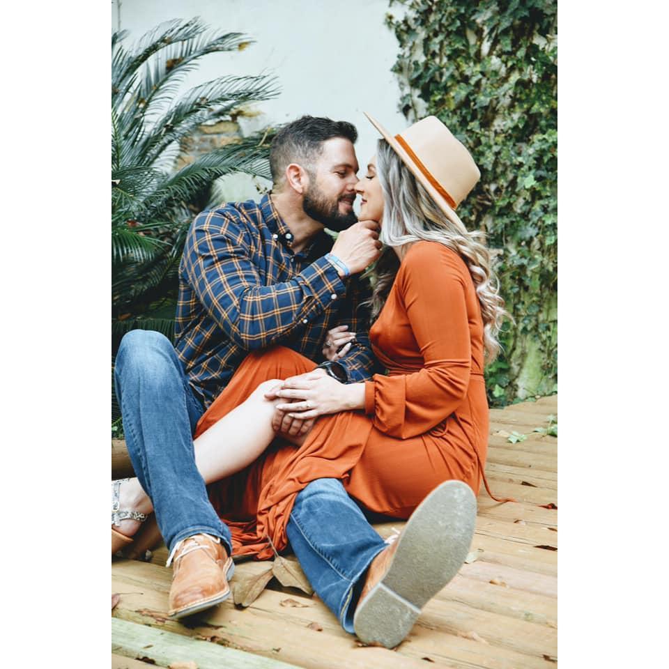 Engagement photos at a gorgeous BnB!