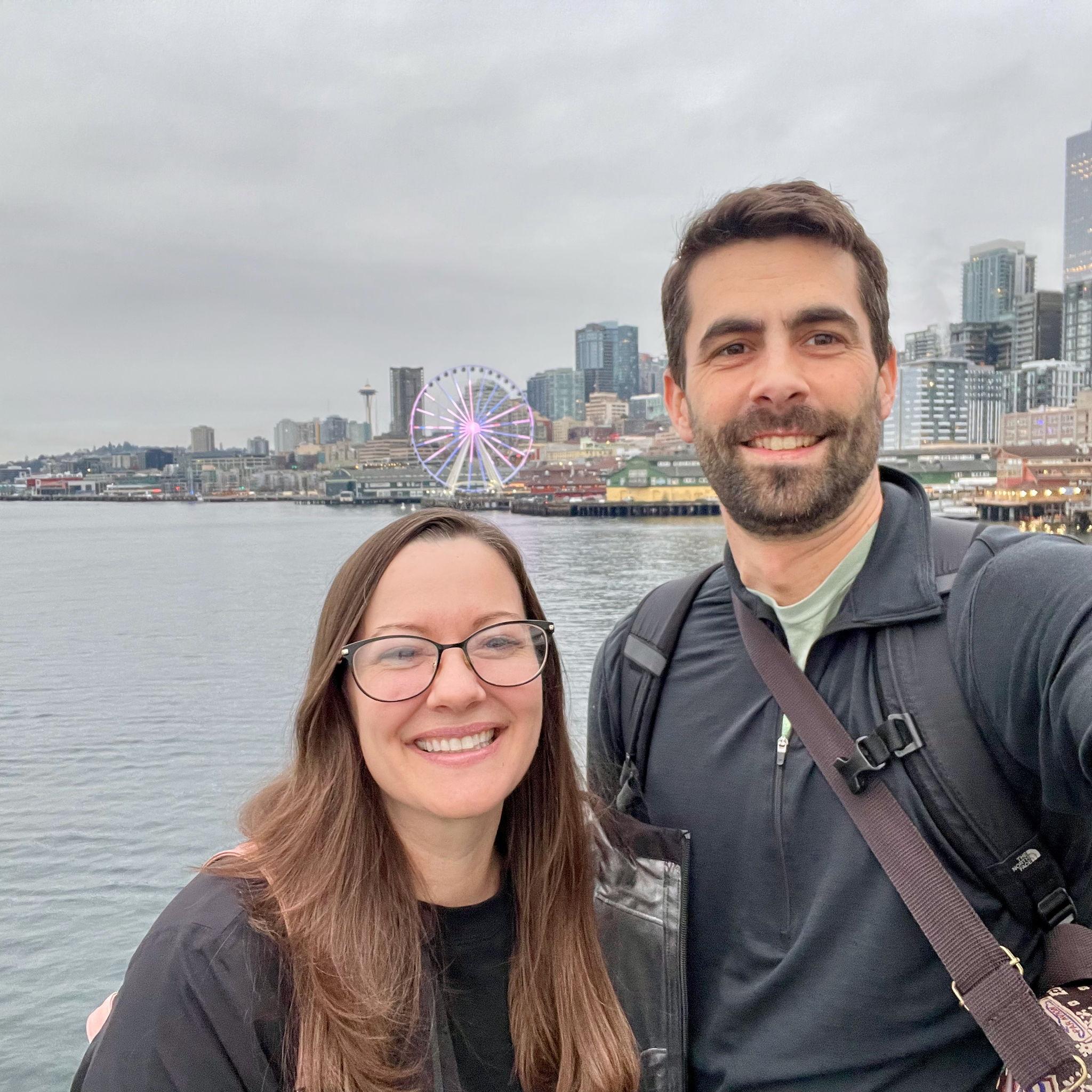 Brittney's first visit to Seattle.