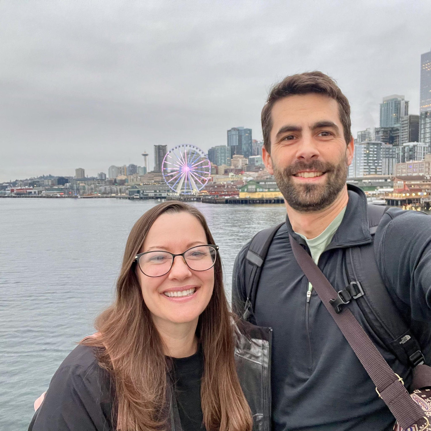 Brittney's first visit to Seattle.