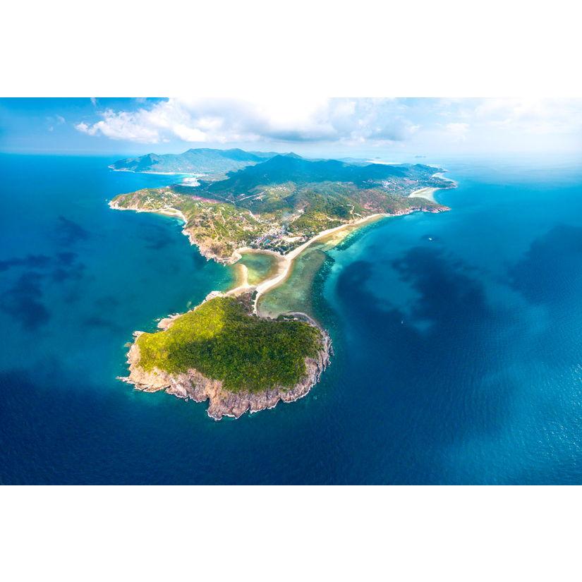 Overview of Koh Phangan island