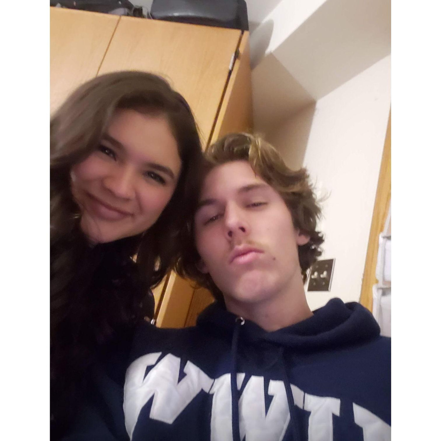 This was taken 2020 in Liam's dorm right before the world shut down because of covid.