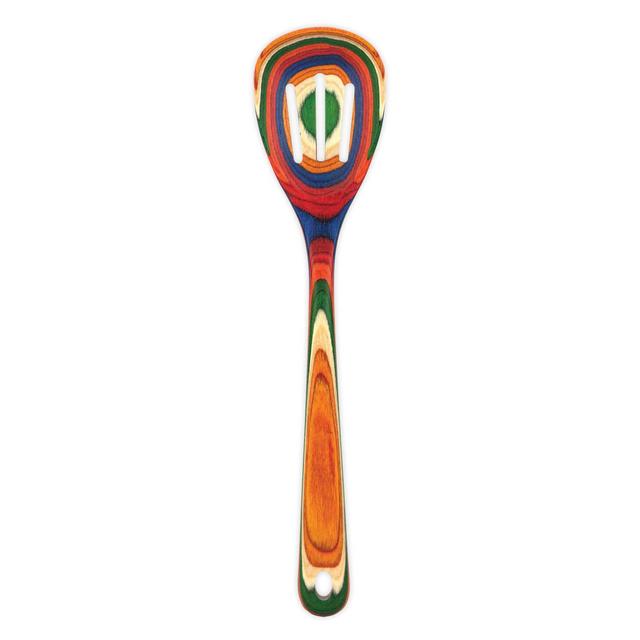 Totally Bamboo Birchwood Slotted Spoon in Rainbow