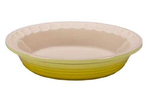 Le Creuset Stoneware Pie Dish, 9-Inch, Soleil