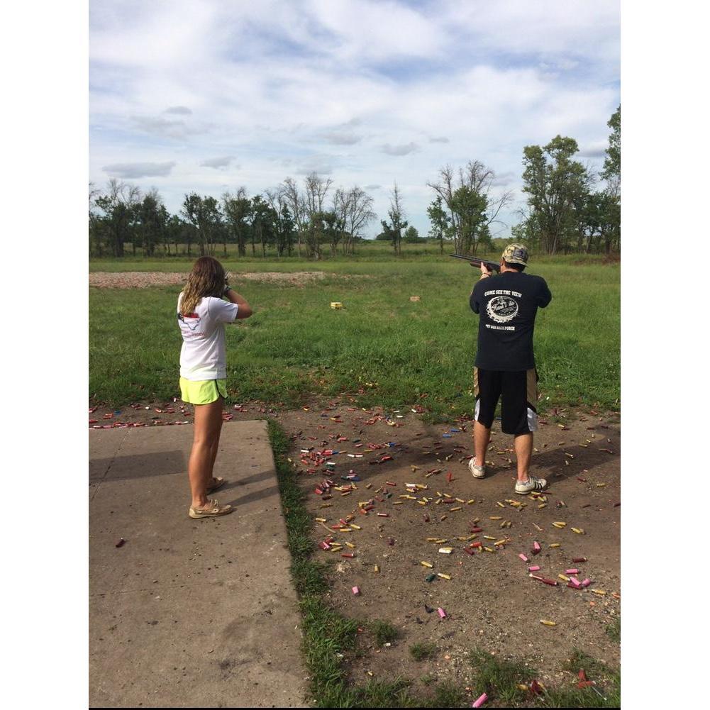 First time going trap and skeet shooting together.