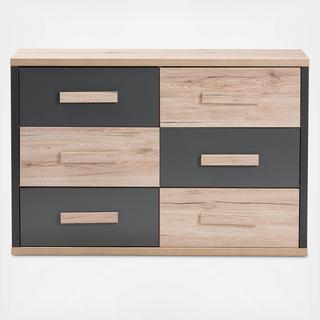 Checker 6-Drawer Dresser