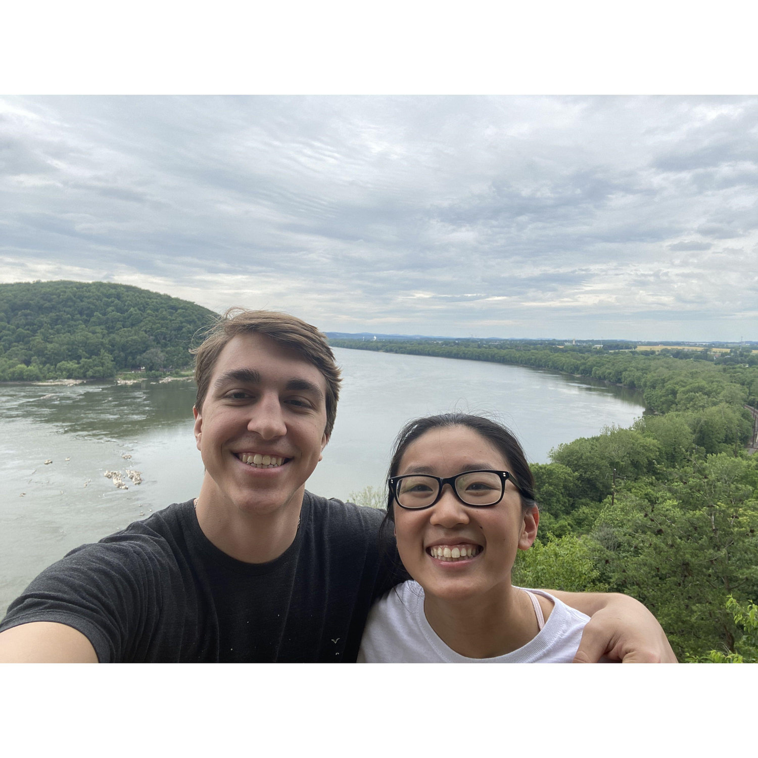 Spencer visited Jess's hometown in York, PA several times. We kayaked down the Susquehanna river.
