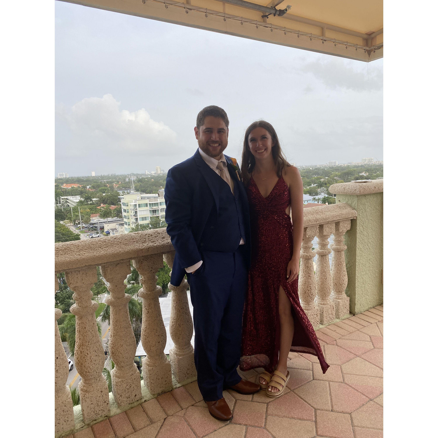 Attending our first wedding together! May 2022