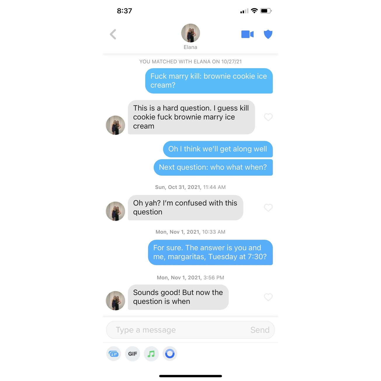 The conversation that started it all involved Drew making things too complicated and Elana ignoring details. Nothing has changed.