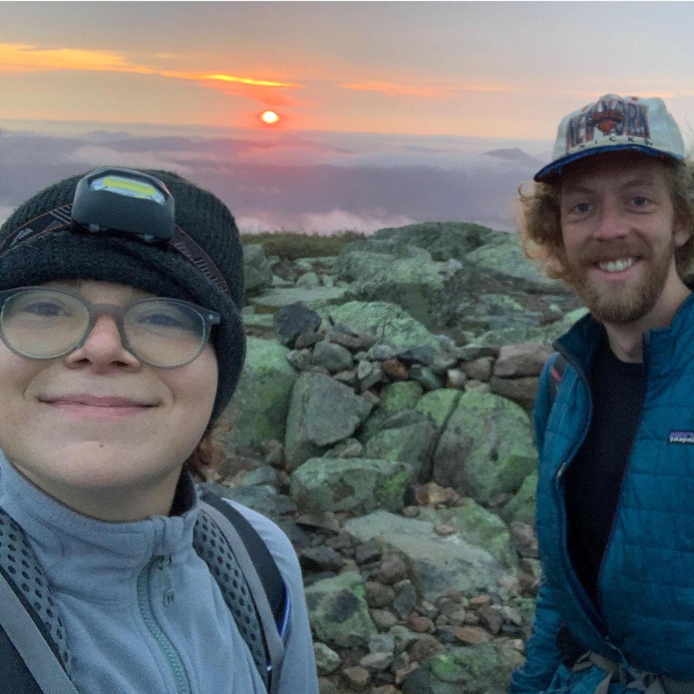 Sunrise in the White Mountains.