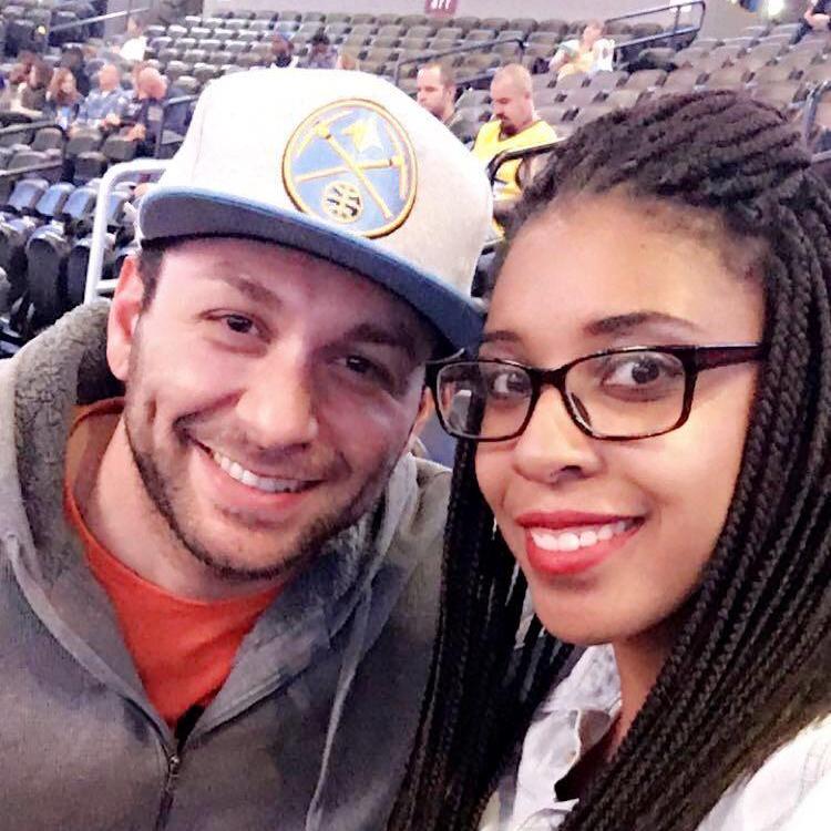 Our first Nuggets game