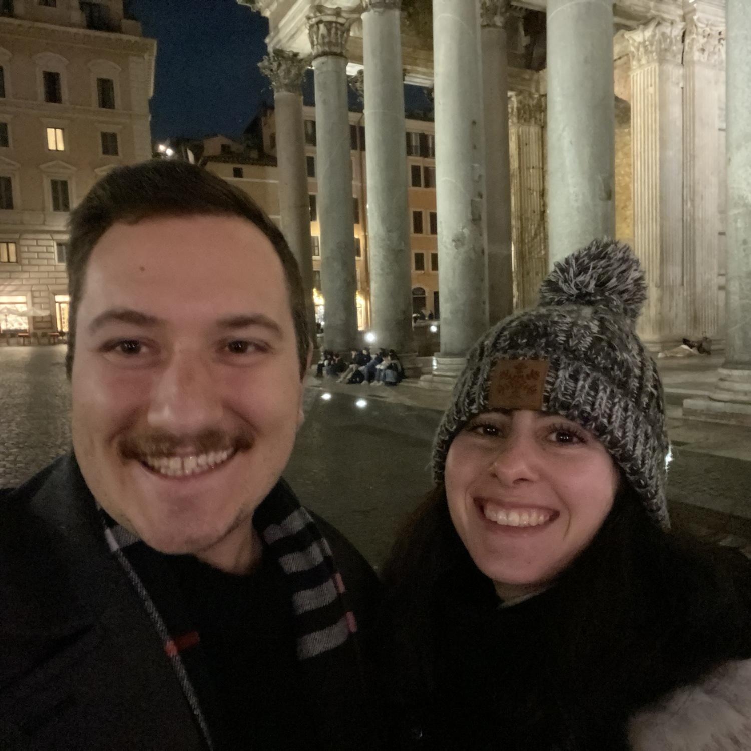 In front of the Pantheon Rome, Italy
