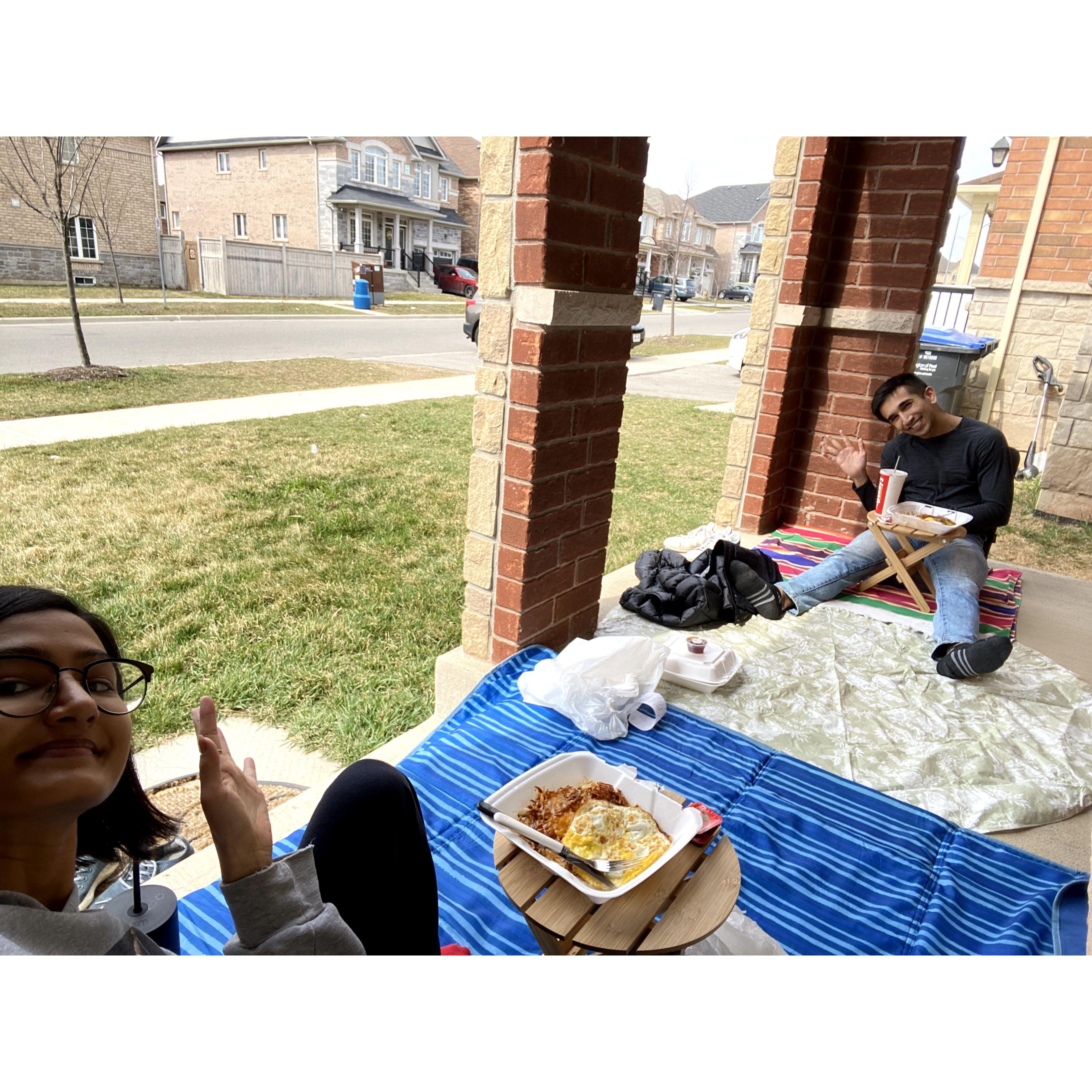 COVID didn't stop our brunch dates