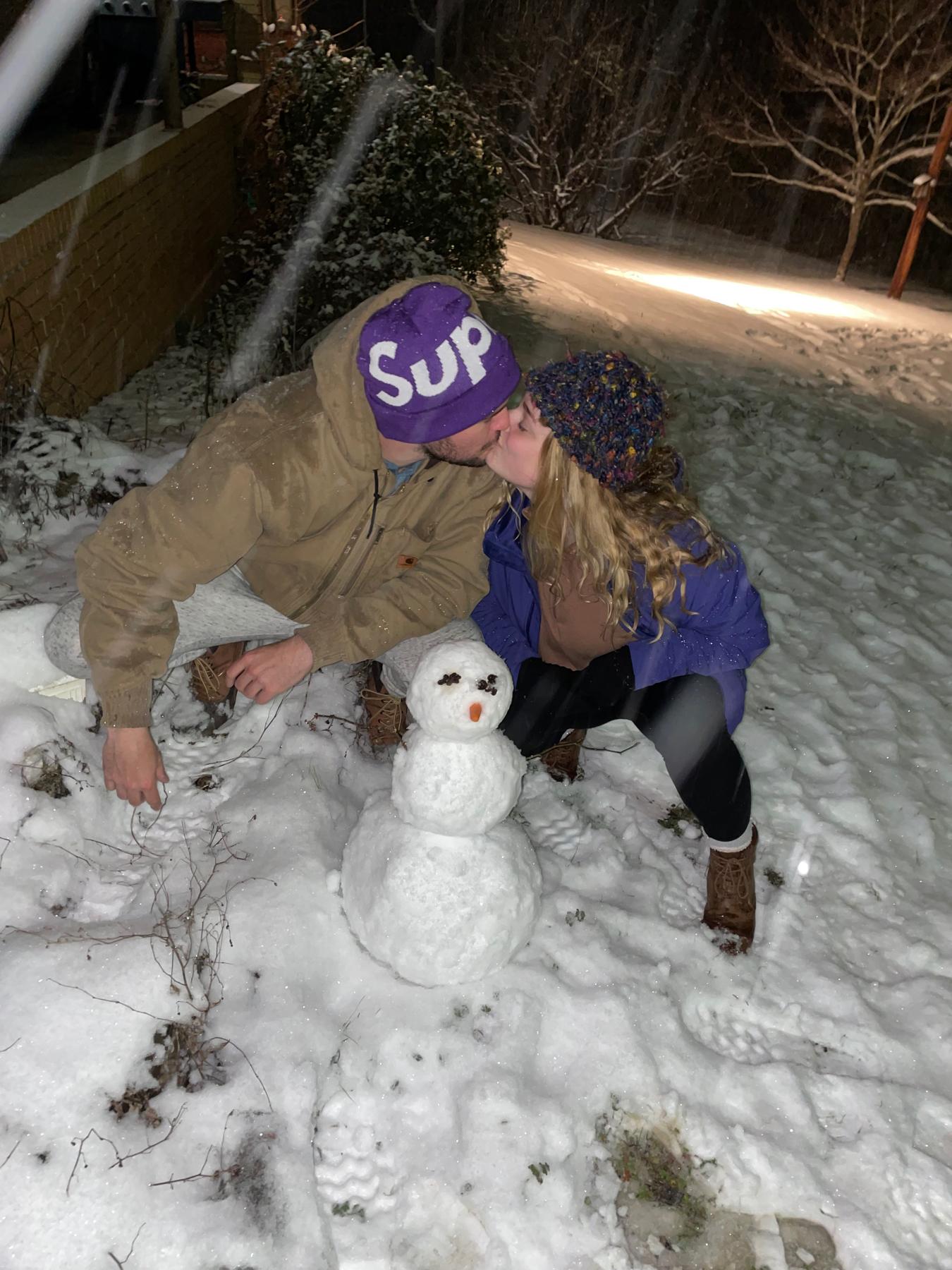 Snow in SC, a rare occasion. 2022