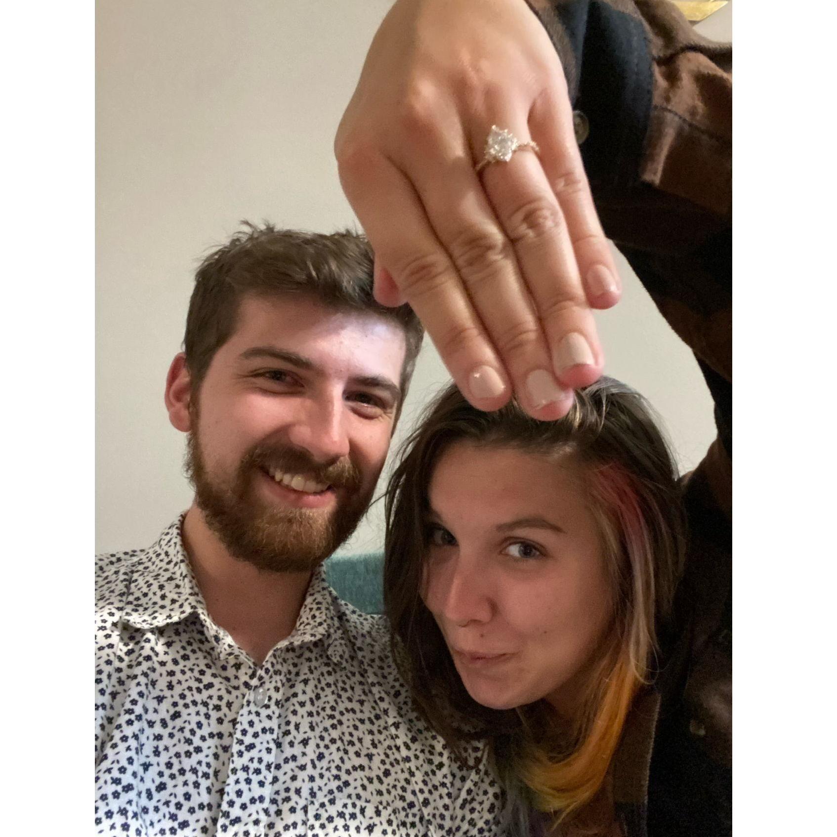 September 2nd, 2023: Alden proposed!!