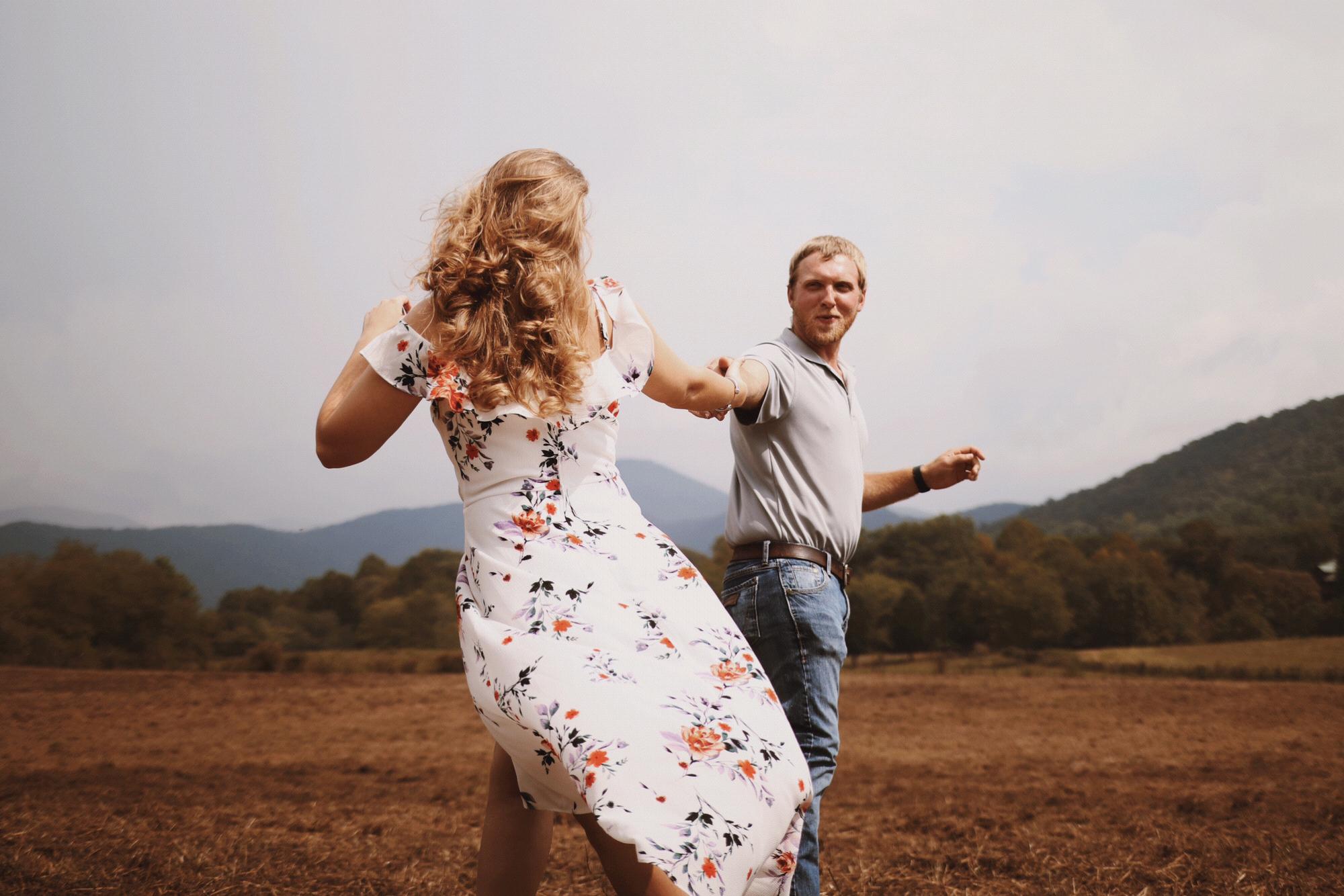Engagement Session — Practicing our Dance Moves