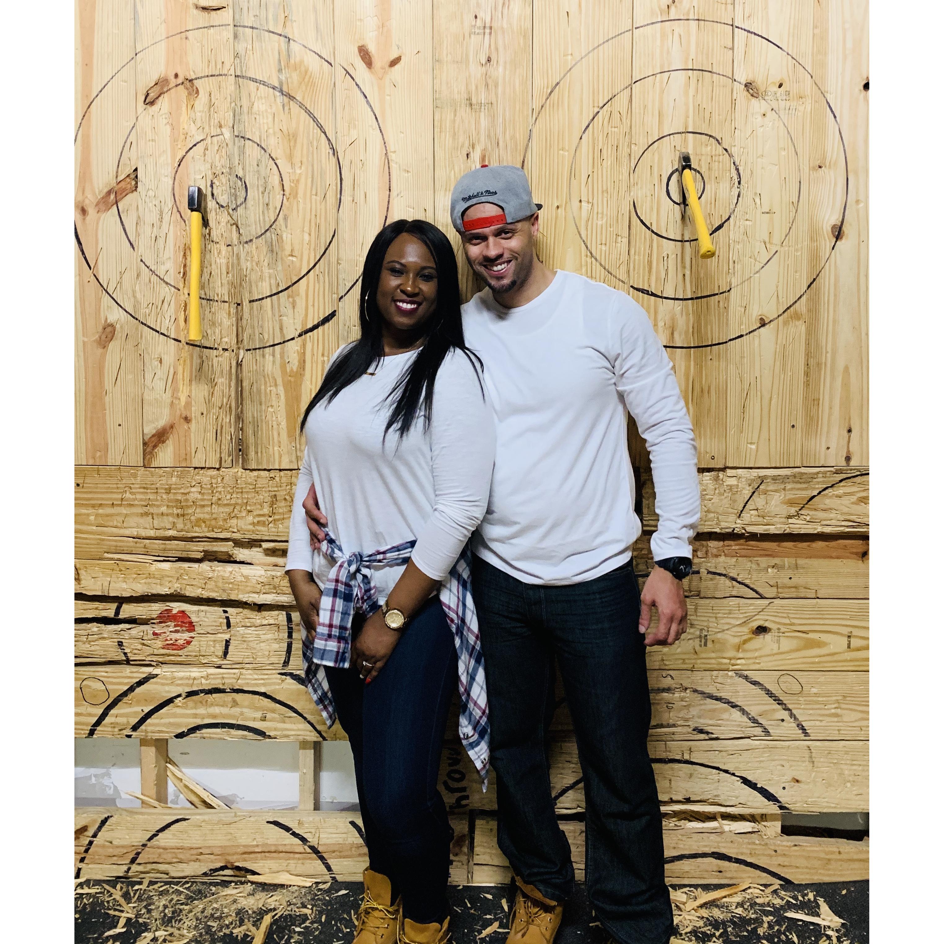 Axe throwing 2020